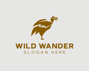 Vulture Bird Wildlife logo design