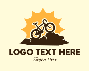 Bicycle Shop - Sunny Mountain Bike logo design