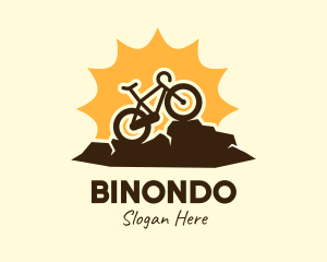 Bike Trail - Sunny Mountain Bike logo design