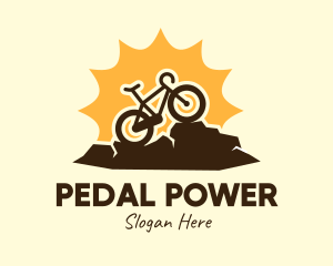 Bike - Sunny Mountain Bike logo design