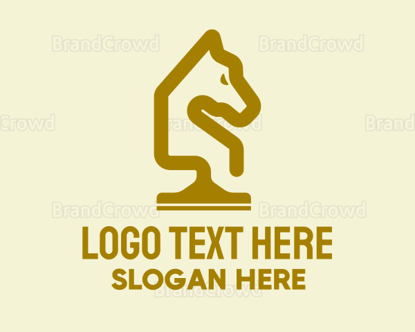 Gold Horse Cleaning Service Logo