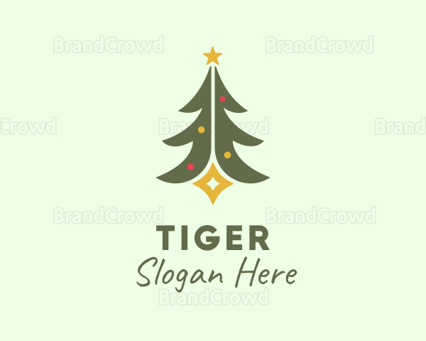 Christmas Tree Star Logo