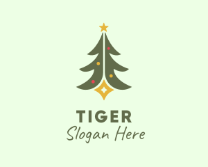 Christmas Tree Star Logo