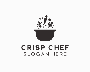 Vegetable Soup Pot logo design