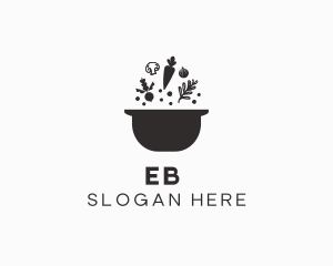 Cuisine - Vegetable Soup Pot logo design