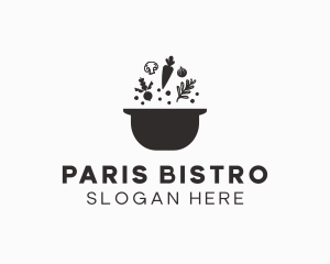 Vegetable Soup Pot logo design