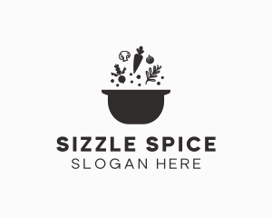 Vegetable Soup Pot logo design