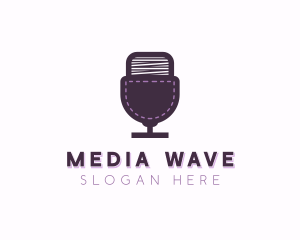 Pocket Media Broadcaster logo design