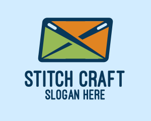 Needlework - Needle Mail Envelope logo design