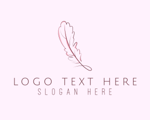 Feather Pen Writer logo design