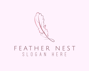 Feather Pen Writer logo design