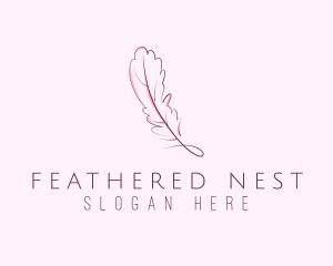 Feather Pen Writer logo design