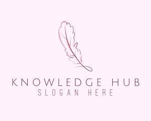 Feather Pen Writer logo design