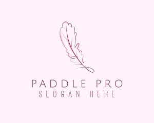 Feather Pen Writer logo design