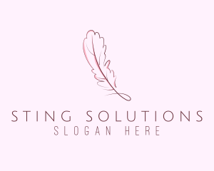 Feather Pen Writer logo design