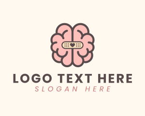 Human - Brain Care Bandage logo design