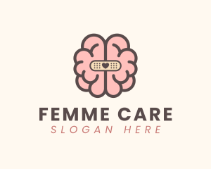 Brain Care Bandage logo design