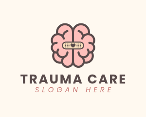 Trauma - Brain Care Bandage logo design