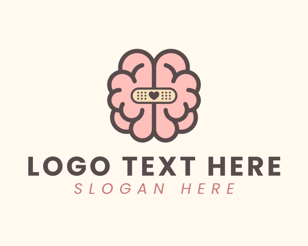 Mental - Brain Care Bandage logo design