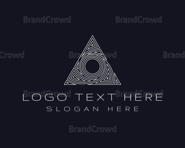 Pyramid Triangle Brand Logo