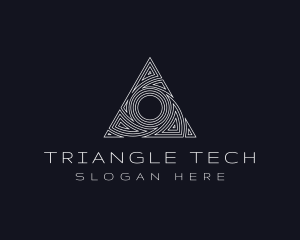 Pyramid Triangle Brand logo design