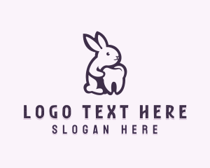 Orthodontist - Bunny Dental Clinic logo design