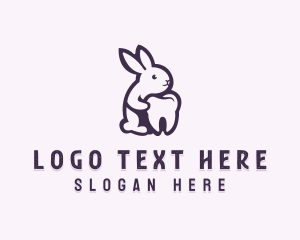 Oral Hygiene - Bunny Dental Clinic logo design