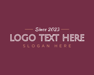 Generic Retro Business Logo