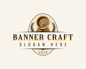 Wine Beer Brewery  logo design