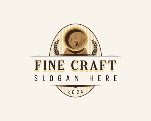 Wine Beer Brewery  logo design