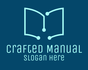 Manual - Tech Book Circuit logo design