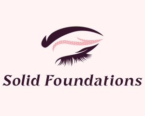 Eyelash - Makeup Beauty Influencer logo design