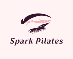 Lashes - Makeup Beauty Influencer logo design