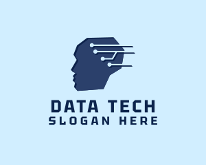 Data - Head Research Data logo design