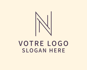 Professional - Minimalist Business Letter N logo design