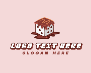 Sugar - Chocolate Sweet Dice logo design