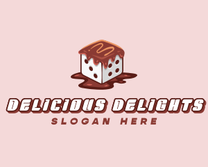 Chocolate Sweet Dice logo design