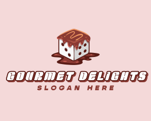 Chocolate Sweet Dice logo design