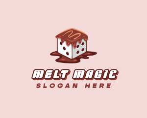 Melt - Chocolate Sweet Dice logo design