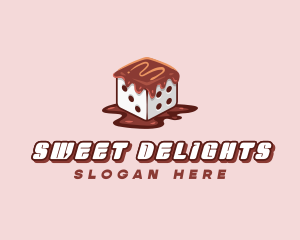 Treats - Chocolate Sweet Dice logo design