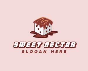 Chocolate Sweet Dice logo design