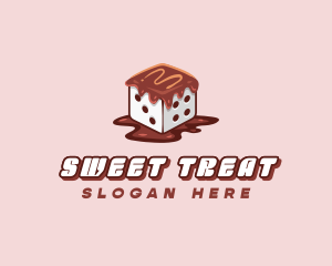 Chocolate Sweet Dice logo design