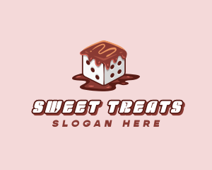 Chocolate Sweet Dice logo design