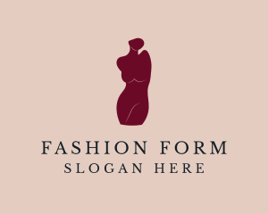 Woman Body Mannequin logo design