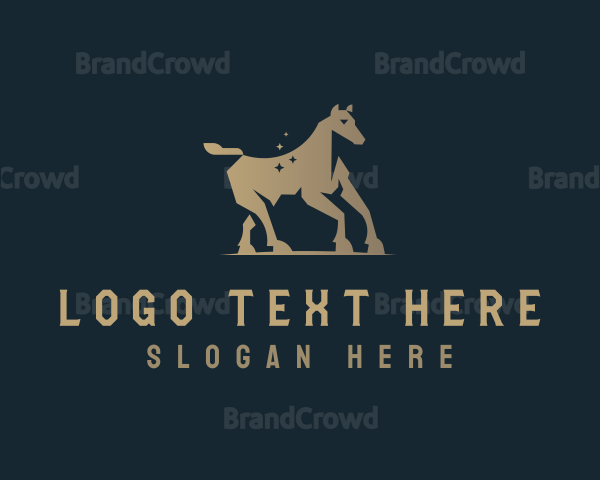 Elegant Luxury Horse Logo