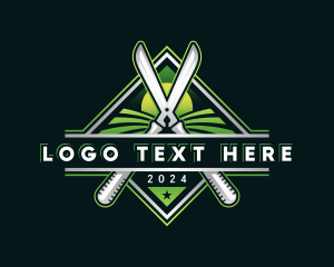 Gardening - Grass Cutter Lawn logo design