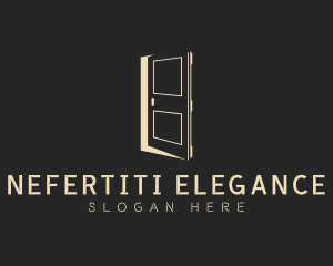 Elegant Construction Door logo design