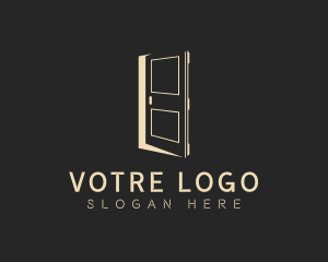 Hide - Elegant Construction Door logo design