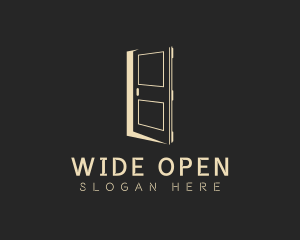 Elegant Construction Door logo design