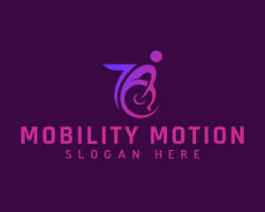 Wheelchair Community Disability logo design